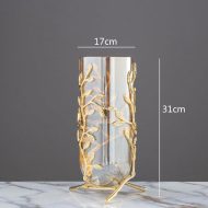 Golden Leaf Vase - Image 14