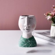 Caricature Portrait Face Figurine Sculpture Planter - Image 21