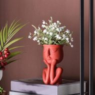 Cupping Face Resting Ceramic Planter - Image 9