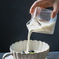 Mini Glass Milk Carton Cup - Image 9