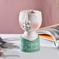 Caricature Portrait Face Figurine Sculpture Planter - Image 22