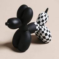 Checkered Balloon Animal Dogs - Image 3
