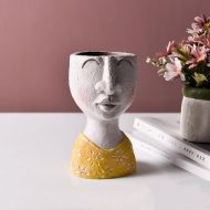 Caricature Portrait Face Figurine Sculpture Planter - Image 23