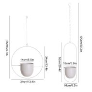 Halo Metal Hanging Planter - Image 19