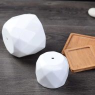 Rounded Diamond Ceramic Succulent Planters - Image 7