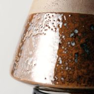 Dipped Clay Teardrop Pot with Saucer Stand - Image 7