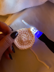 GlowStitch Lighted Crochet Hook — lighted crochet hook