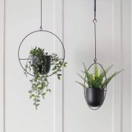 Halo Metal Hanging Planter - Image 2