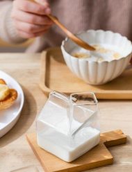 Mini Glass Milk Carton Cup - Image 12