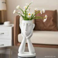 Emotional Faces Planter Sculpture Trio - Image 17