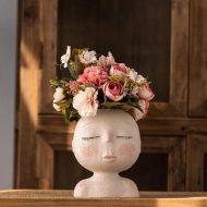 Peaceful Dream Sleeping Face Planter Vase - Image 4