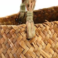 Handmade Rattan Planter or Storage Basket with Handles - Image 16