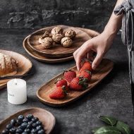 Acacia Rounded Serving Trays - Image 5