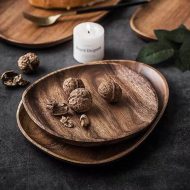 Acacia Rounded Serving Trays - Image 6