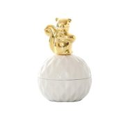 White and Gold Porcelain Jewelry Box - Image 3