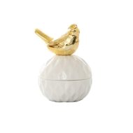 White and Gold Porcelain Jewelry Box - Image 6