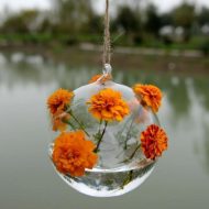 Hanging Glass Ball Terrarium Vase - Image 4