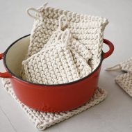 Chunky Crocheted Pot Holder - Image 3