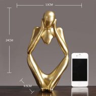Abstract Thinker Figurine Sculpture - Image 21