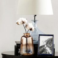 Mirrored Ombré Gold Vase - Image 5