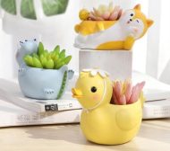 Lazy Animal Succulent Planter - Image 9