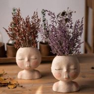 Peaceful Dream Sleeping Face Planter Vase - Image 12