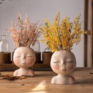 Peaceful Dream Sleeping Face Planter Vase - Image 10