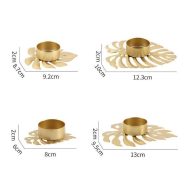 Wrought Iron Monstera Leaf Tealight Candle Holders - Image 7