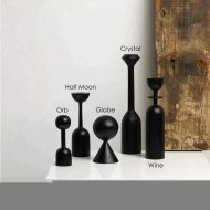 Ebony Taper Candle Holders - Image 6