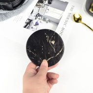 Marbled Vegan Leather Coasters - Image 4