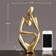 Abstract Thinker Figurine Sculpture - Image 24