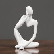 Abstract Thinker Figurine Sculpture - Image 23