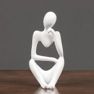 Abstract Thinker Figurine Sculpture - Image 13
