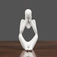Abstract Thinker Figurine Sculpture - Image 22
