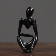 Abstract Thinker Figurine Sculpture - Image 16