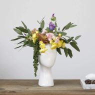 Head Shaped Flower Vase - Image 9