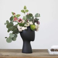 Head Shaped Flower Vase - Image 10