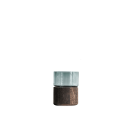 Serenity Wood Base Glass Vases - Image 7
