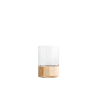 Serenity Wood Base Glass Vases - Image 15