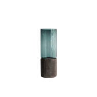 Serenity Wood Base Glass Vases - Image 8