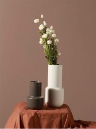 Taupe Monochrome Ceramic Vases - Image 14