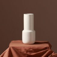 Taupe Monochrome Ceramic Vases - Image 5
