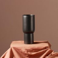 Taupe Monochrome Ceramic Vases - Image 6