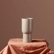 Taupe Monochrome Ceramic Vases - Image 9