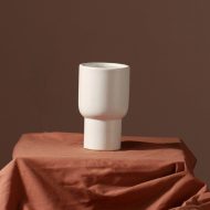 Taupe Monochrome Ceramic Vases - Image 10