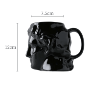 David's Head Ceramic Porcelain Mug - Image 9
