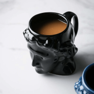 David's Head Ceramic Porcelain Mug - Image 7