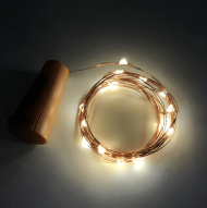 Patio Fairy Battery LED lights with Copper String - Image 5