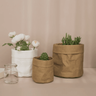Rustic Cloth Planter Basket - Image 3