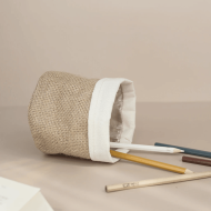 Rustic Cloth Planter Basket - Image 15